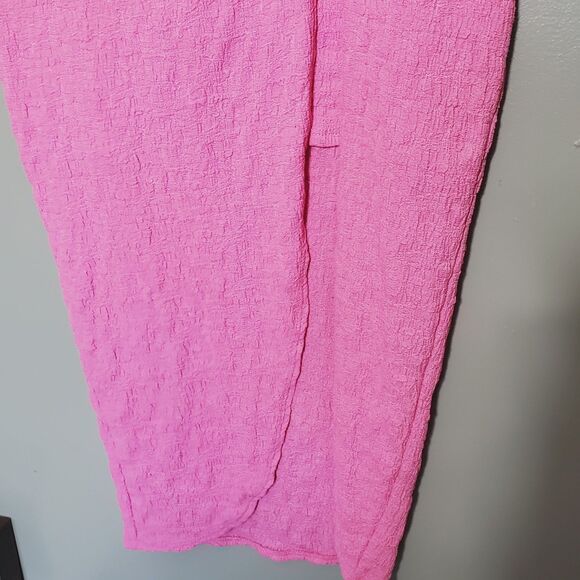 No Boundaries 2 Piece Juniors Flutter Strap Top Med & O-Ring Skirt Small Pink - Picture 8 of 12